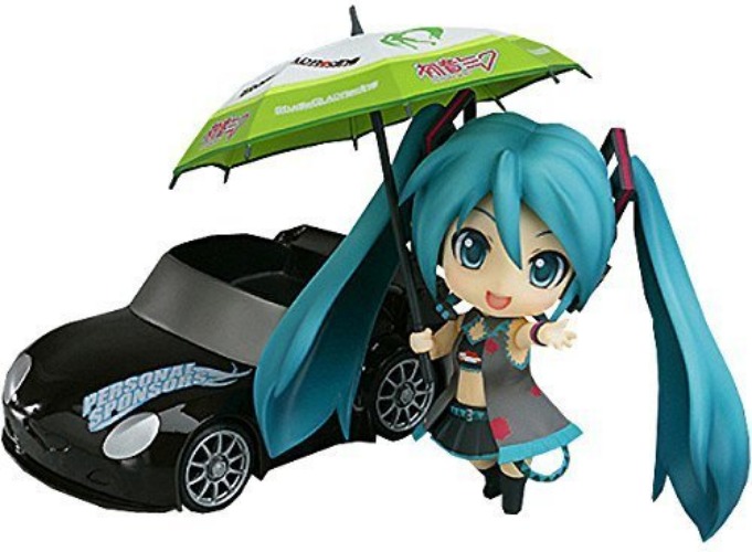 GOOD SMILE Racing - Vocaloid - Hatsune Miku - Nendoroid #075 - White Ver. Racing Queen - Pre Owned