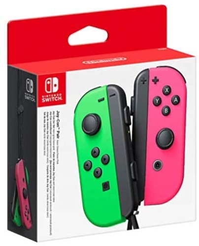 Joy-Con Pair Green/Pink (Nintendo Switch) - Neon Green / Neon Pink - Pair - Single