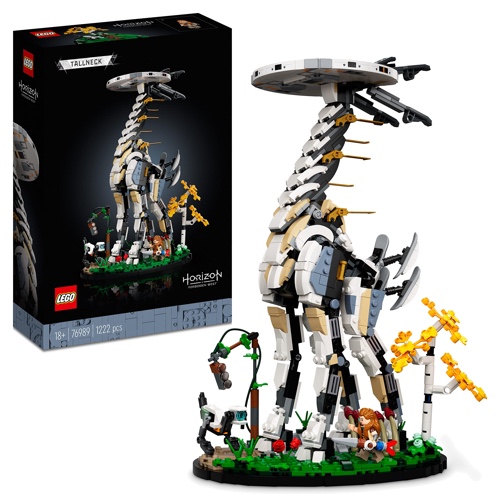 LEGO 76989 Horizon Forbidden West: Tallneck Building Set for Adults with Aloy Minifigure & Watcher Figure, Collectible Gift Idea for Men, Women, Him, Her