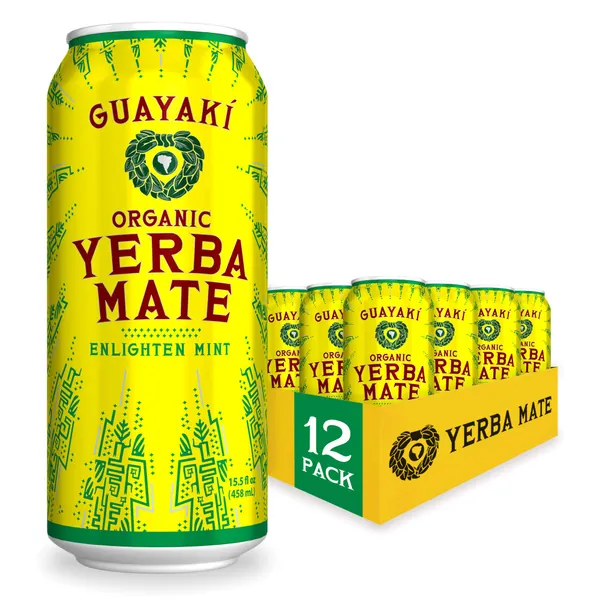 Guayaki Yerba Mate 12 Pack, Enlightenmint
