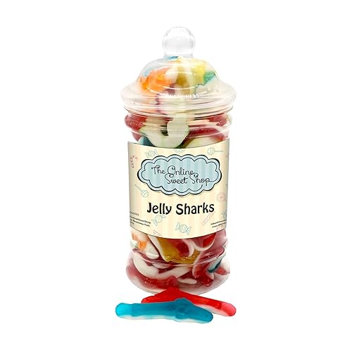 Jelly Sharks Sweets Jar Gummy Sweets