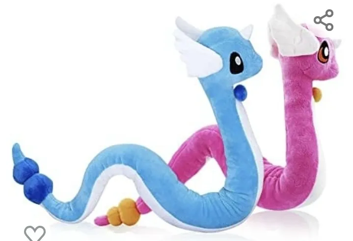 Amazon.com: 2Pcs 26 inch Dragonair Plush Lovely Dragon Stuffed Animal Plush Doll , Dinosaur Toys for Kids 3-5. : Toys & Games