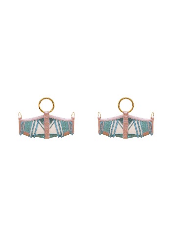 Cubism Garters (Pair) | Rose / OS