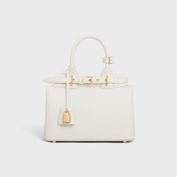 BOLSO TEEN CONTI CELINE DE PIEL DE BECERRO FLEXIBLE - BLANCO | CELINE