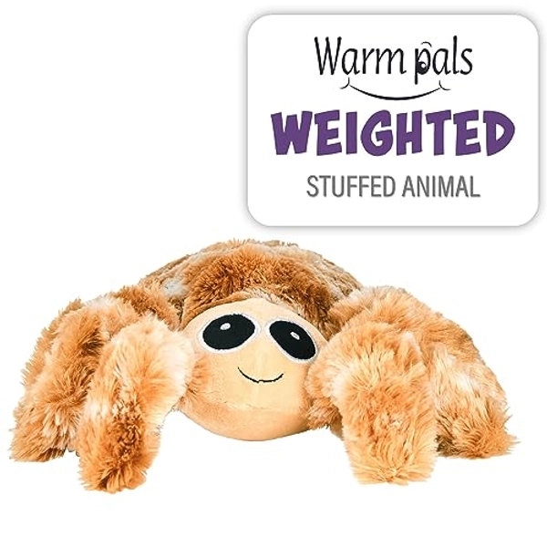 Warm Pals - Spidey The Spider - 1.5lbs - Cozy Microwavable Lavender Scented Plush Toys - Heated Stuffed Animal - Heatable Coolable Bedtime Comfort Plushie