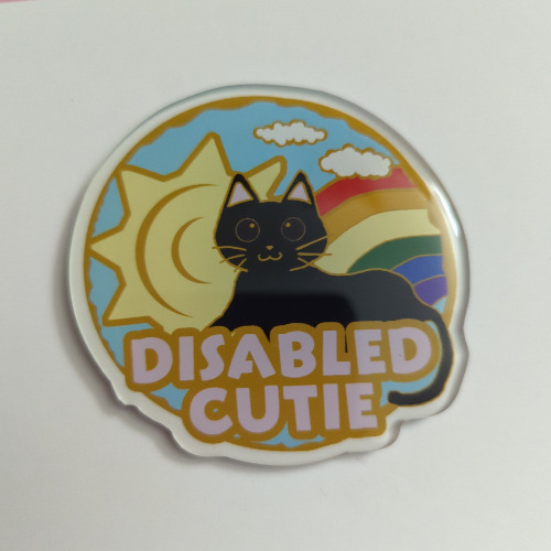 Sun Cat Acrylic Magnet