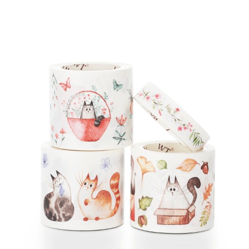 Chonky Cat Washi Tape Sticker Set