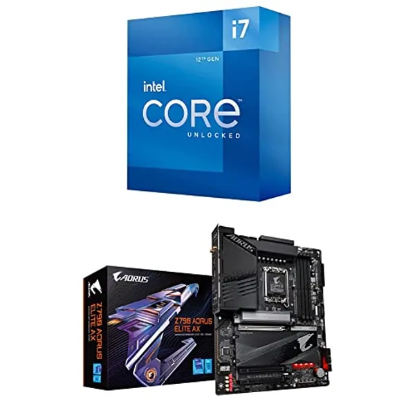 Intel Core i7-12700K + GIGABYTE Z790 AORUS ELITE AX Motherboard