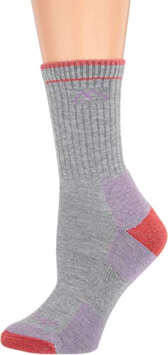 Darn Tough Women's Coolmax Micro Crew Cushion Socks - Medium - Light Gray