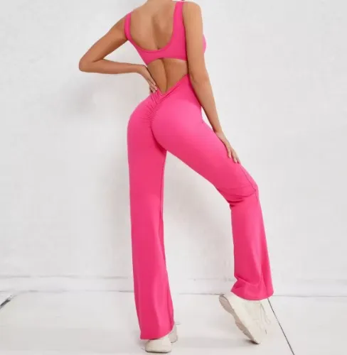 Yoga tenue rose 