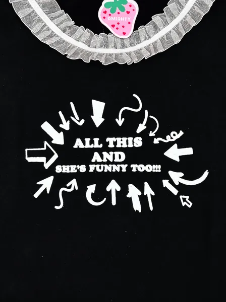 SWEET LORD O'MIGHTY! ALL THIS RUFFLE TEE