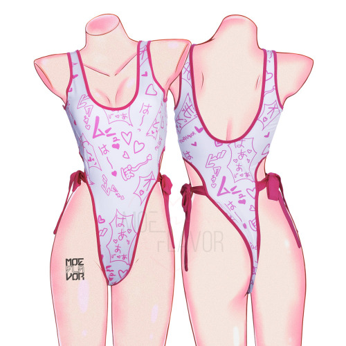 Manga Noises One Piece Swimsuit - White / XL/2XL