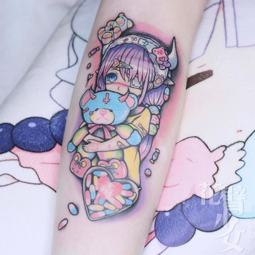 Decora-Kei Temporary Tattoos - Purple Version