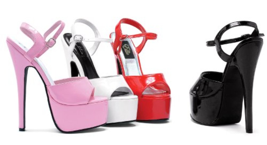 Ellie Shoes Women's 6.5 inch Stiletto Heel Sandal (Red;12)