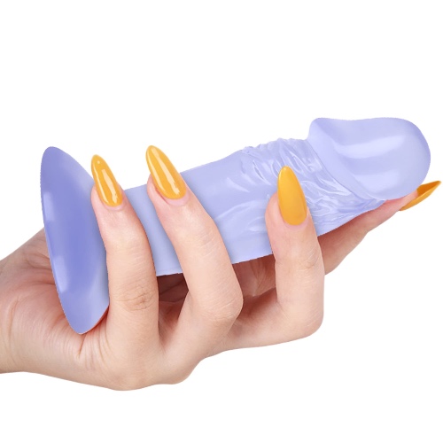 4 in Small Dildo,Soft Small Plug,Beginner Dildo Ease Training Adults Sex Toy for Women Men.Multifunctional Sex Toy Games(Blue)