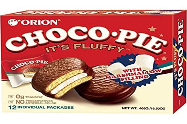 Orion Snack Pies (Choco Pie), 1.23 Ounce (Pack of 12)