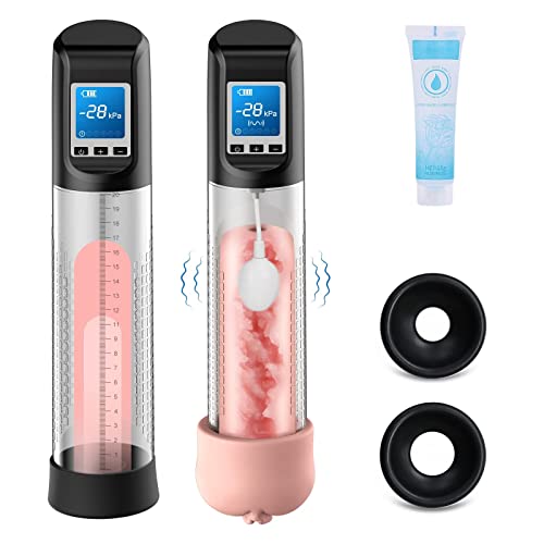 Electric Vacuum Vibrating Penis Pump with Pocket Pussy