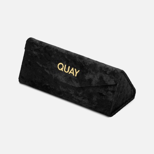 TRI FOLD CASE | BLACK VELVET/GOLD