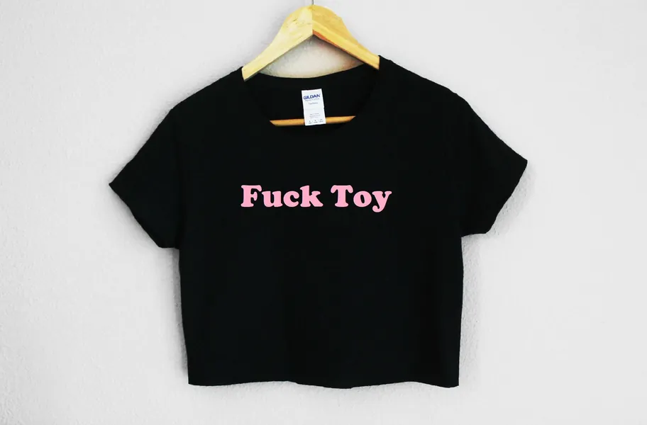 Fuck Toy Women's Crop Shirt S-3XL