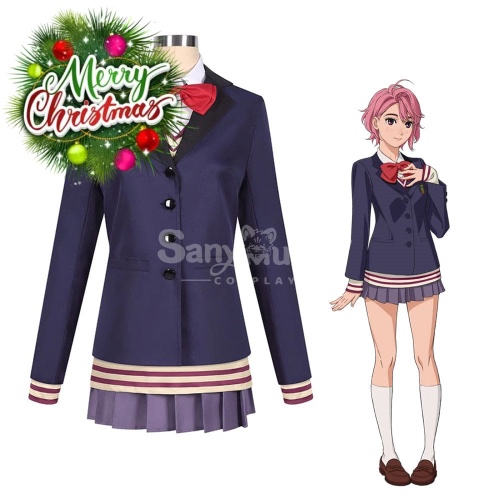 【In Stock】Anime Dandadan Cosplay Shiratori Aira School Uniform Cosplay Costume - S