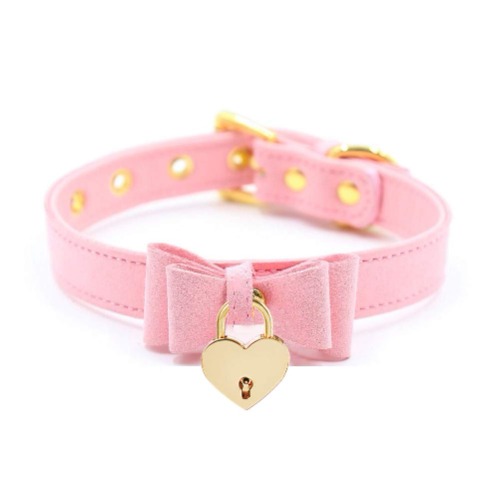 LEWECEEO PU Leather Bow Collar Necklace Choker with Bell Cat Cosplay Kitty Necklace Choker Collar for Women