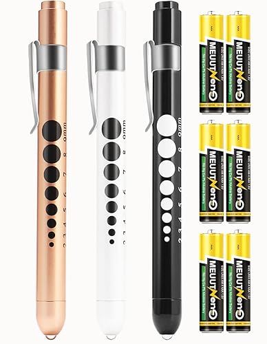 3 Pack Pen Lights for Nurses– Medical Penlights 