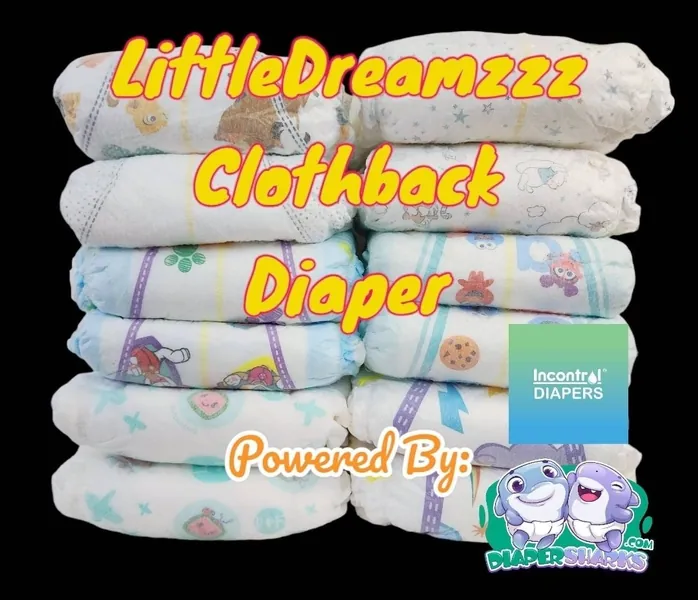 1 Cloth Back Adult Baby Diaper
