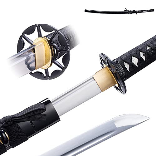 Samurai Sword Japanese Katana 9260 Steel Cold Steel Katana Sword Real Sharp Training Katana - Bamboo Joint