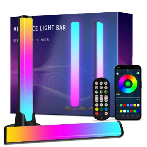 Smart LED Light Bar, 2 Pack RGB 