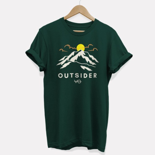 Terra Outsider T-Shirt (Unisex) | Small / Forest Green