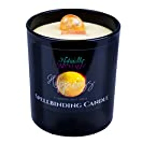 Naturally Wicked Spellbinding Happiness Candle | Crystal Spell Candle | Scented With Caribbean Curse | Inc Unique Candle Gift Box