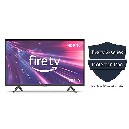Amazon Fire TV 32" 2-Series (newest model), HD smart TV + 4-year protection plan