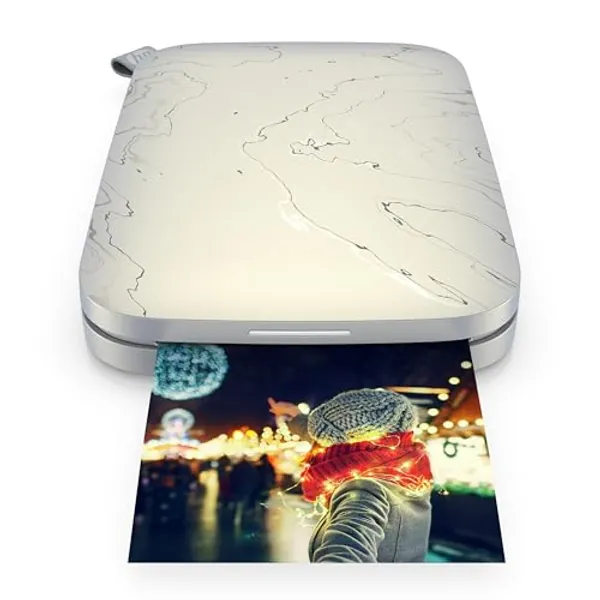 Hp Sprocket Colore Stampante Fotografica Istantanea Portatile, 5.8 X 8.7 Cm, Bianco