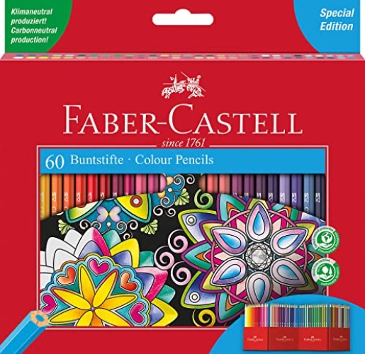 Faber-Castell 111260 Set Pastelli - 60 unità (Confezione da 1)