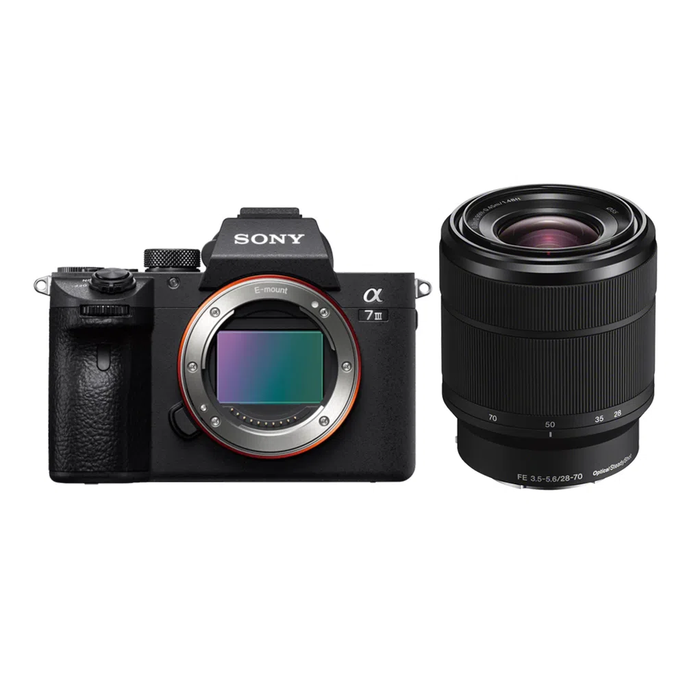 Cámara Digital Mirrorless Full Frame ILCE-7M3K A7III + Lente 28-70mm