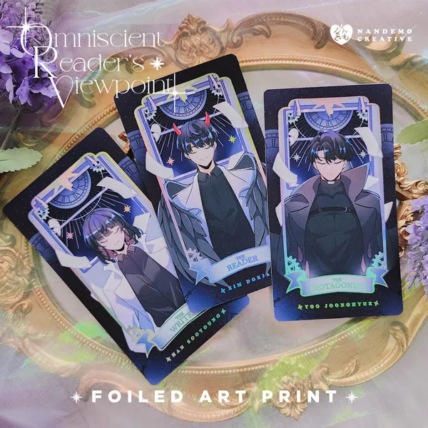 Point de vue du lecteur omniscient ORV Foil Art Print YooHanKim
