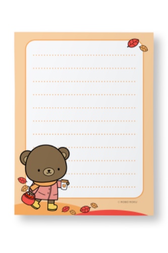 Cottagecore Cuties - Cozy Puddin' - A2 Memo Pad