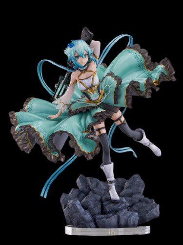 Sword Art Online - Sinon - Shibuya Scramble Figure - 1/7 - Crystal Dress Ver. (CyberZ, eStream) - Early Bird