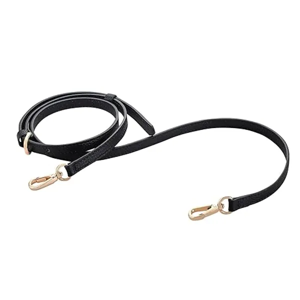 LIVE UP Purse Strap,Genuine Leather Purse Straps Replacement for Cross Body Bag HandBags - 1# Black