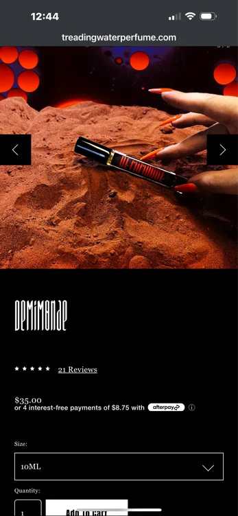 Demimonde — Treading Water Perfume