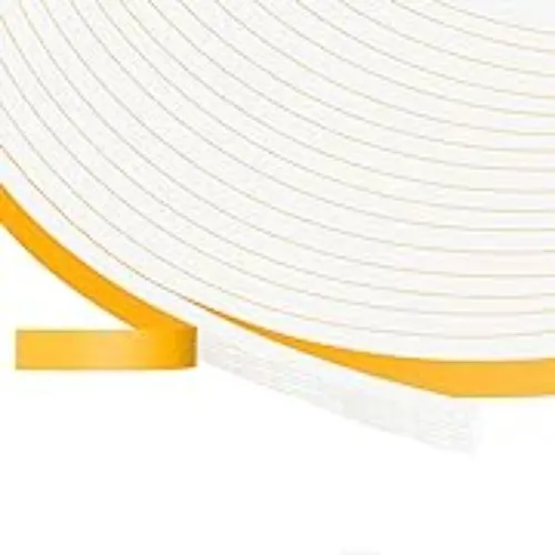 Upgraded Strong Adhesive Foam Tape, Soundproof Door Insulation Weather Strip, Weatherproof Door Weather Stripping Door Seal Strip for Sliding Door, Windows, White(1/4 in x 1/8 in x 50Ft)