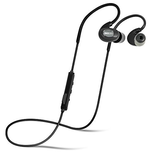 ISOtunes PRO Bluetooth Earplug Headphones, 27 dB Noise Reduction Rating, 10 Hour Battery, Noise Cancelling Mic, OSHA Compliant Bluetooth Hearing Protector (Matte Black) - Matte Black