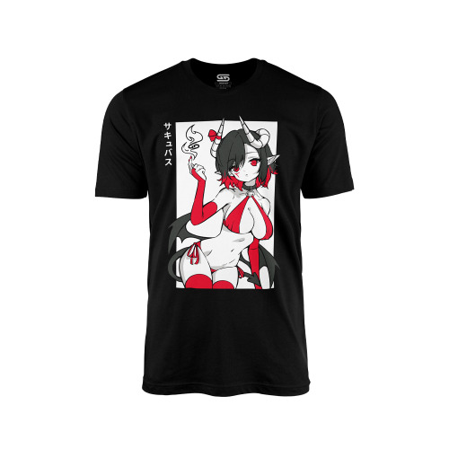 Waifu Shirt S4.11: Succubus | XL / Black