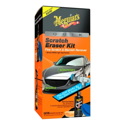 Meguiars G190200EU Scratch Removal Kit to remove light car scratches, blemishes and swirls. Quick & Easy - Scratch Eraser Kit