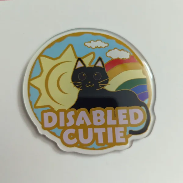 Sun Cat Acrylic Magnet