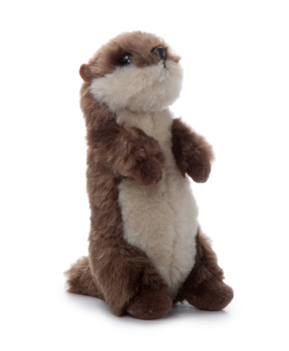The Petting Zoo River Otter Stuffed Animal Plushie, Gifts for Kids, Wild Onez Babiez Wildlife Animals, River Otter Plush Toy 6 Inches
