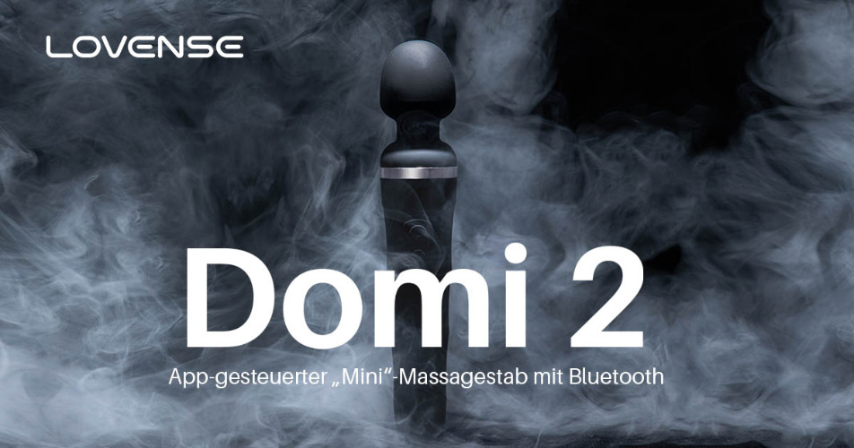 Lovense Domi 2 - Bluetooth-App-gesteuertes „Mini“-Massagestab