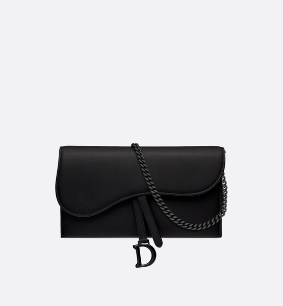 Long Saddle Wallet with Chain