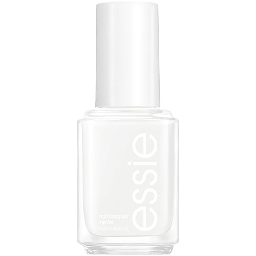 essie Salon-Quality Nail Polish, 8-Free Vegan, Snowy White, Blanc, 0.46 fl oz - 0.46 Fl Oz (Pack of 1) - 13 BLANC