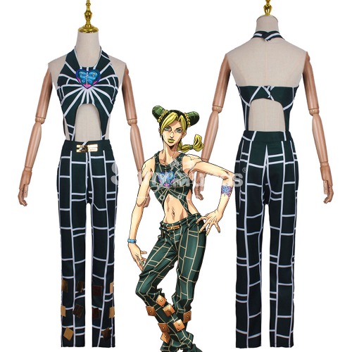 【In Stock】Anime JoJo's Bizarre Adventure Cosplay Jolyne Cujoh Cosplay Costume - XS